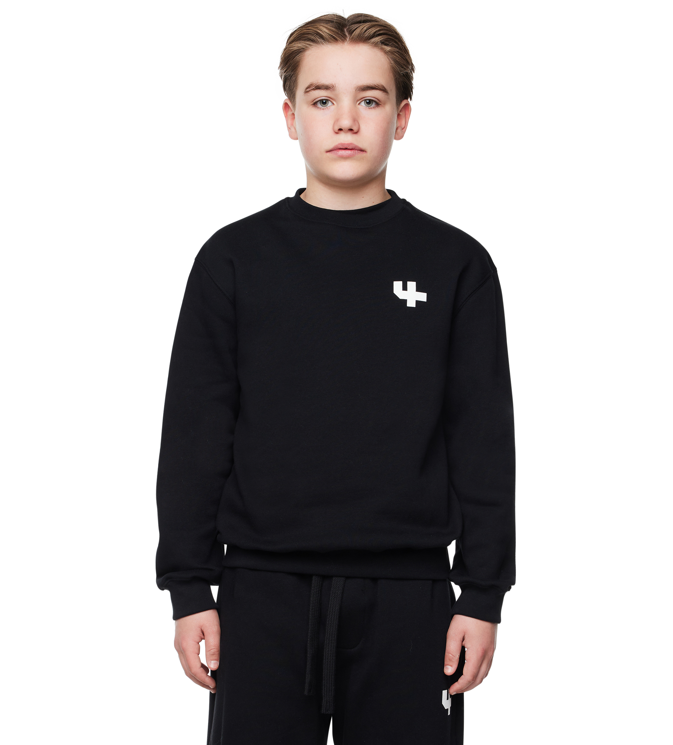 Outline Crewneck Zwart