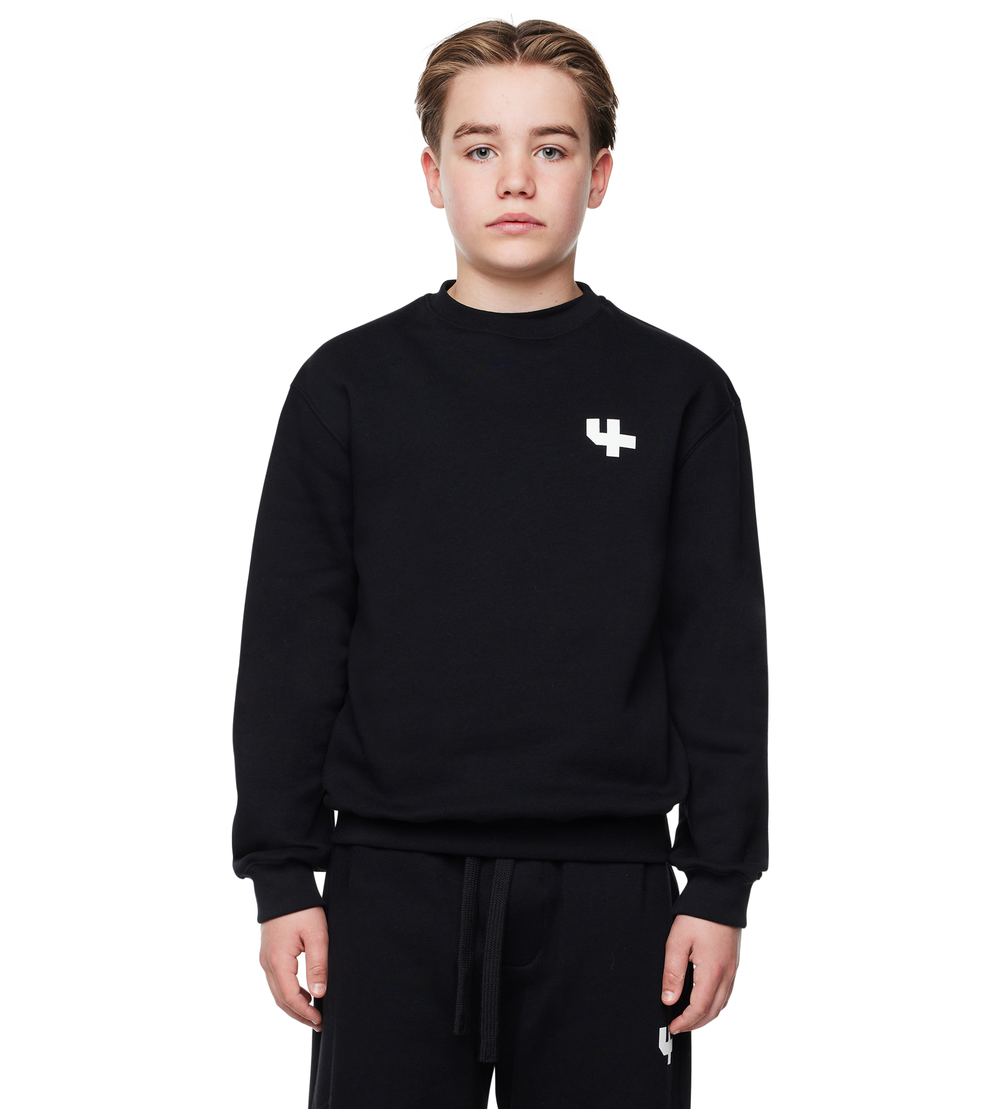 Outline Crewneck Zwart