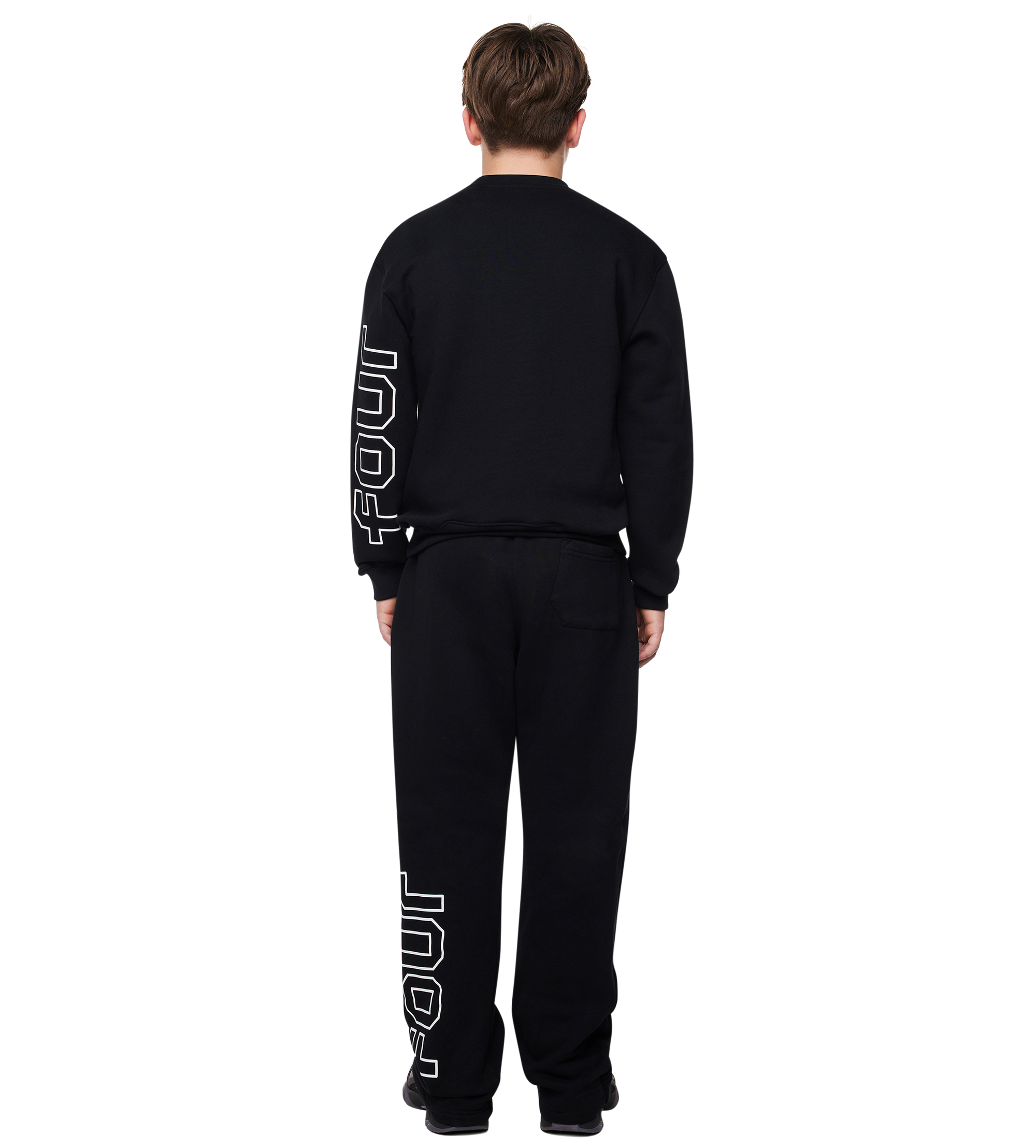 Outline Crewneck Zwart