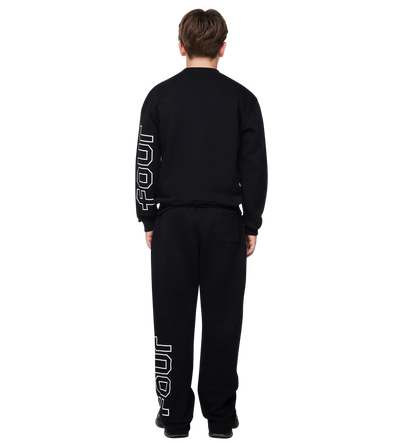 Outline Crewneck Zwart