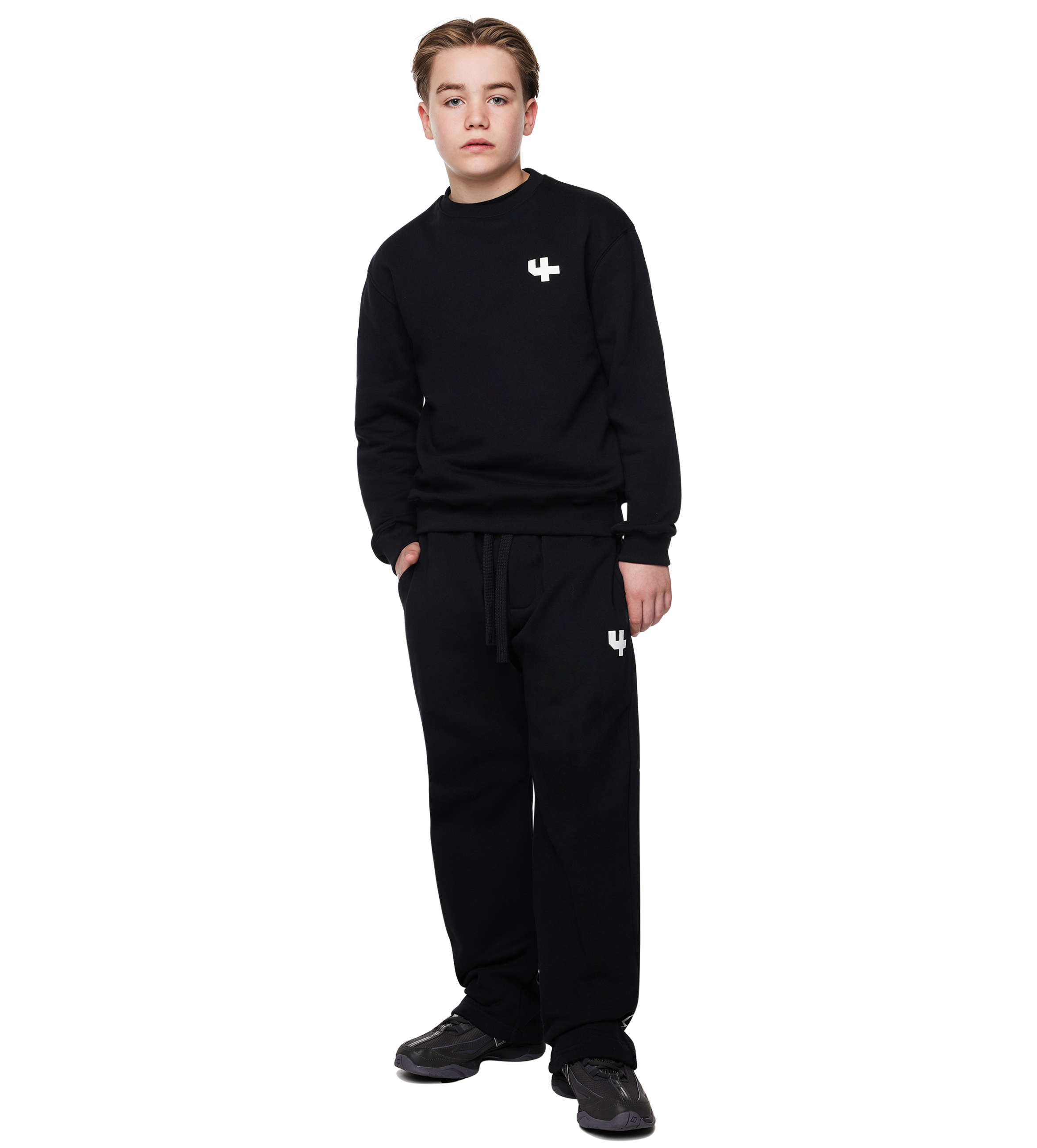 Outline Crewneck Zwart