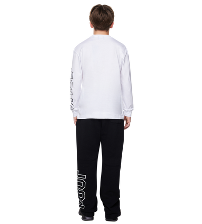 Outline Longsleeve Cuffed wit