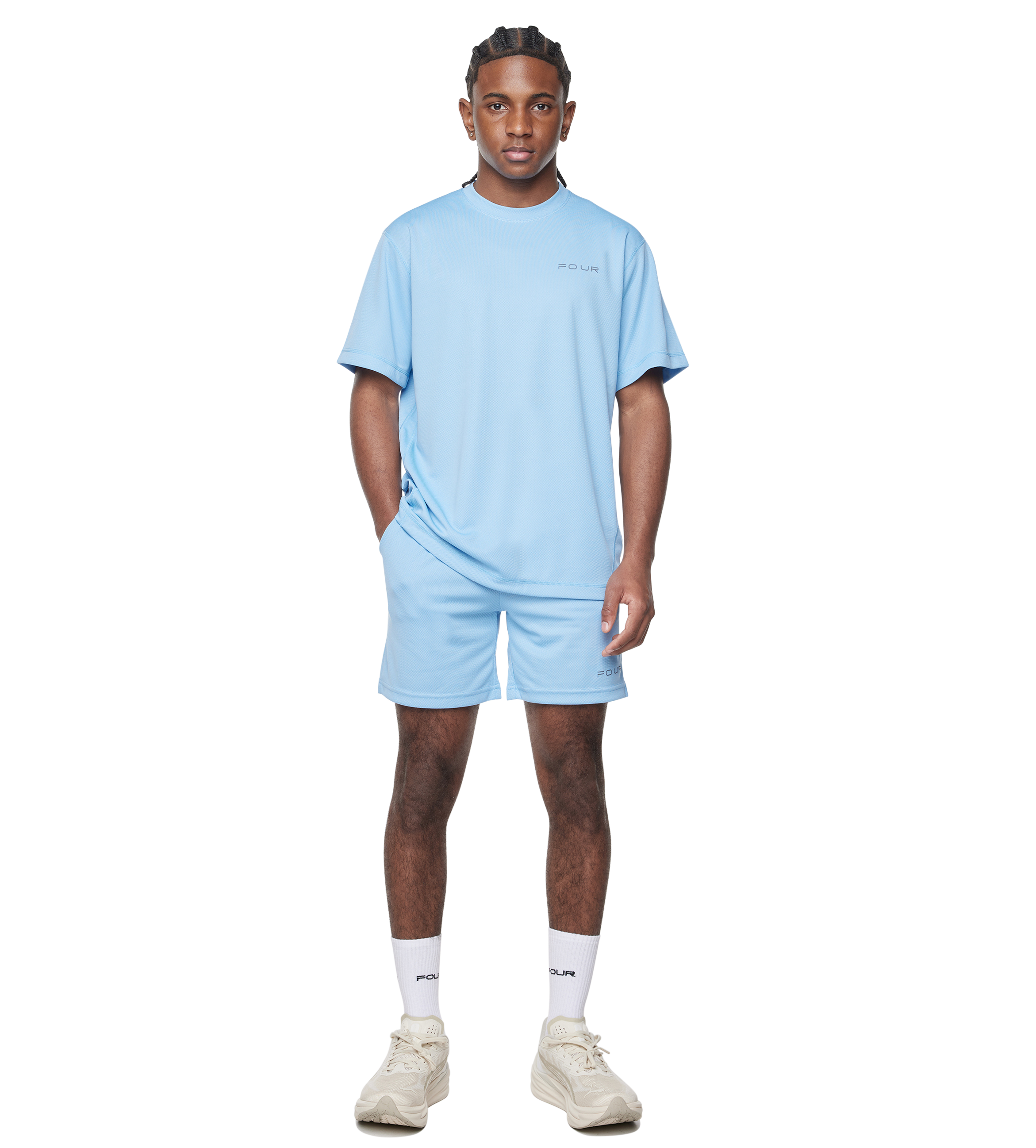 Sportswear Shorts Schemerblauw