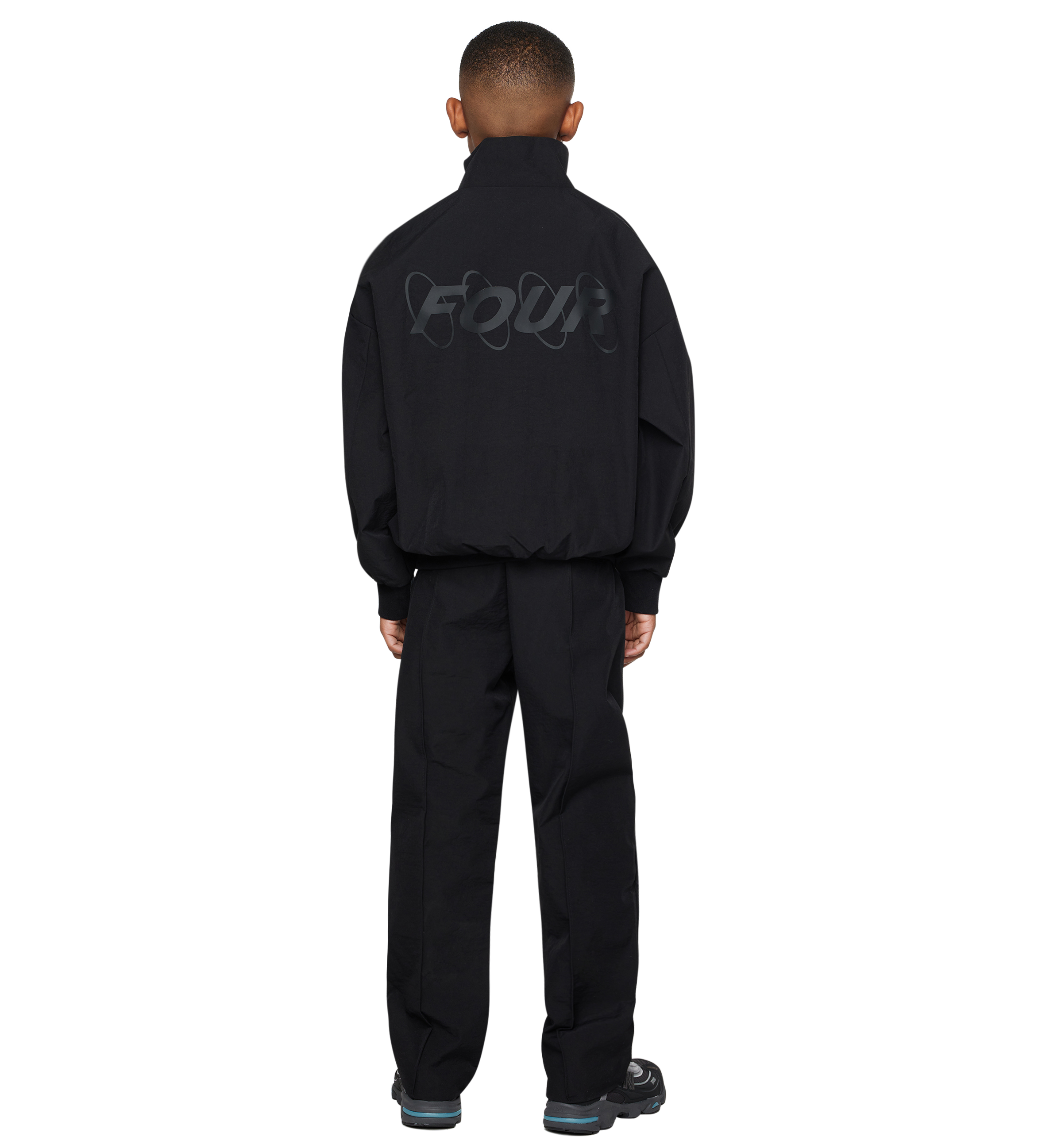 Circles Track Jacket Black