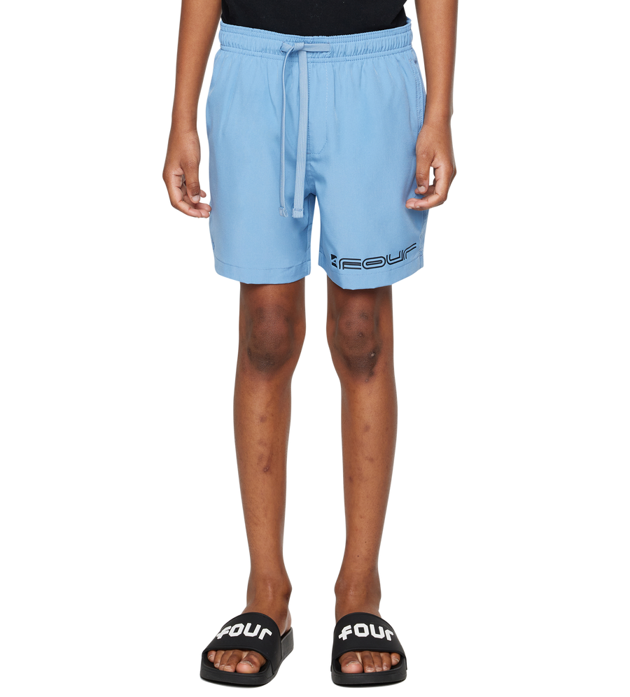 Topo Swim Shorts Faded Denim