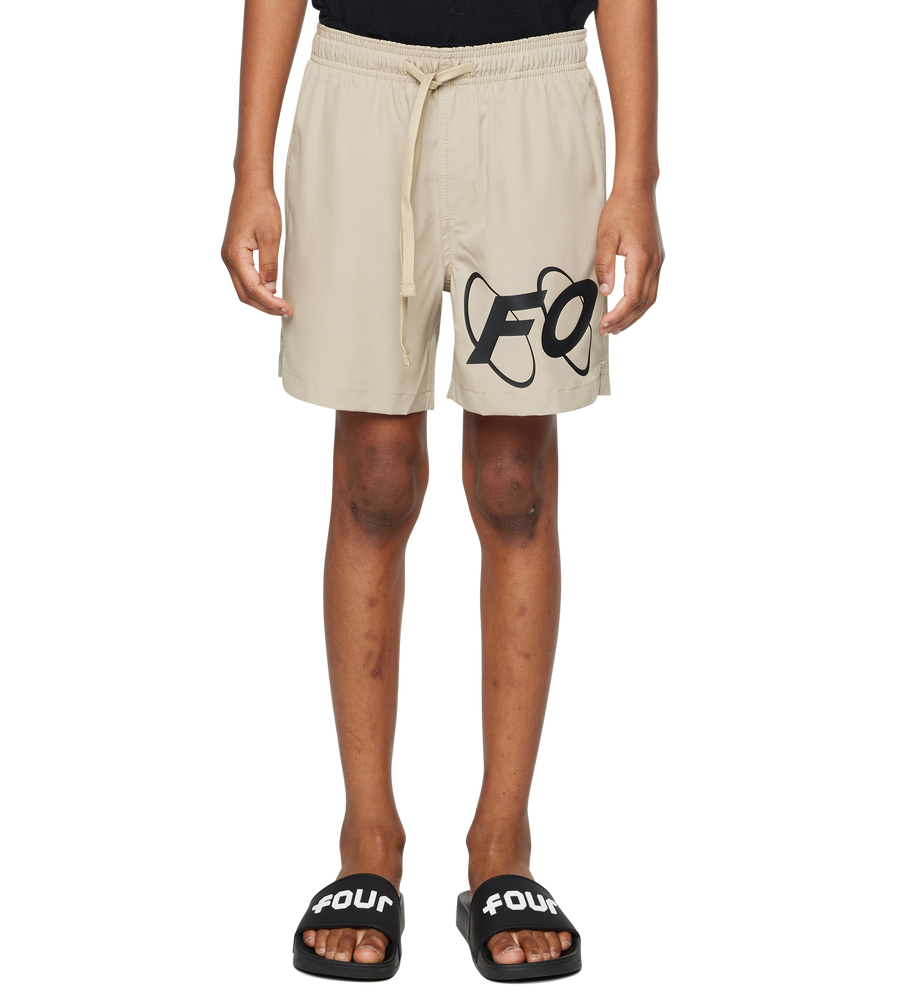 Big Circles Swim Shorts Vintage Khaki