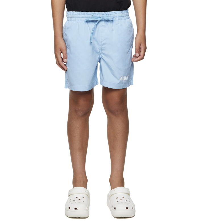 FOUR 4AOP Swim Shorts in Blue/ White