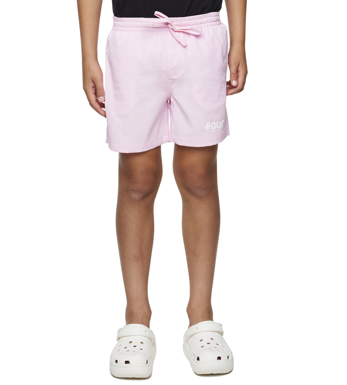 FOUR 4AOP Swim Shorts in Soft Pink/ White
