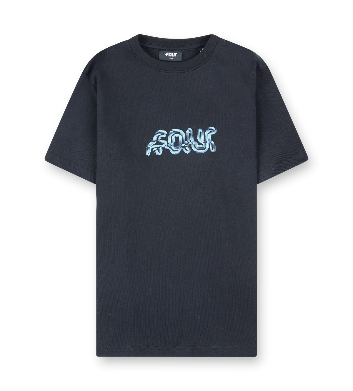 Glitch T-shirt Zwart