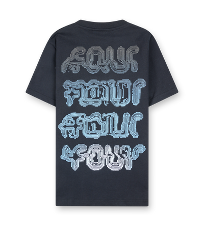 Glitch T-shirt Zwart