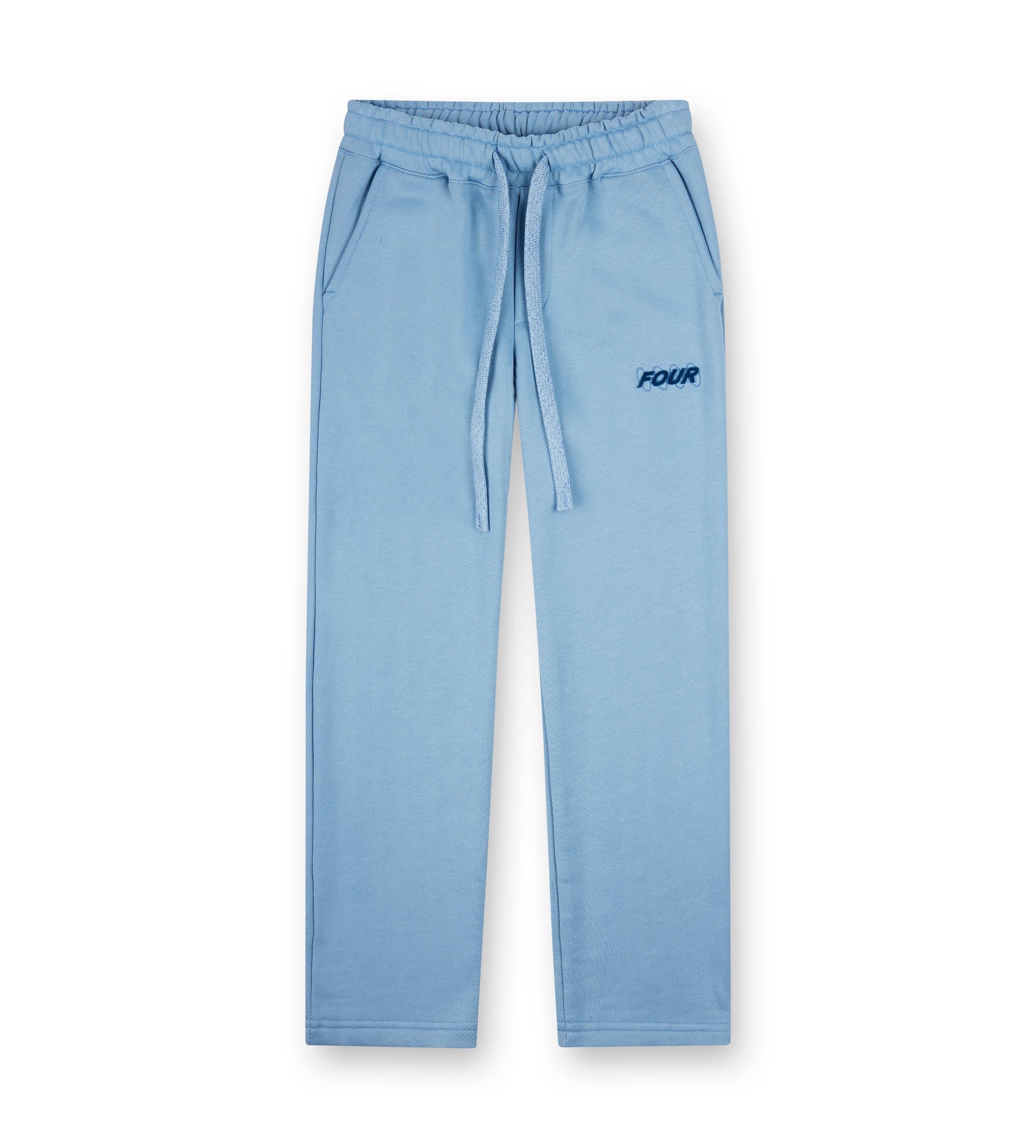 Soft Circles Straight Leg Faded Denim