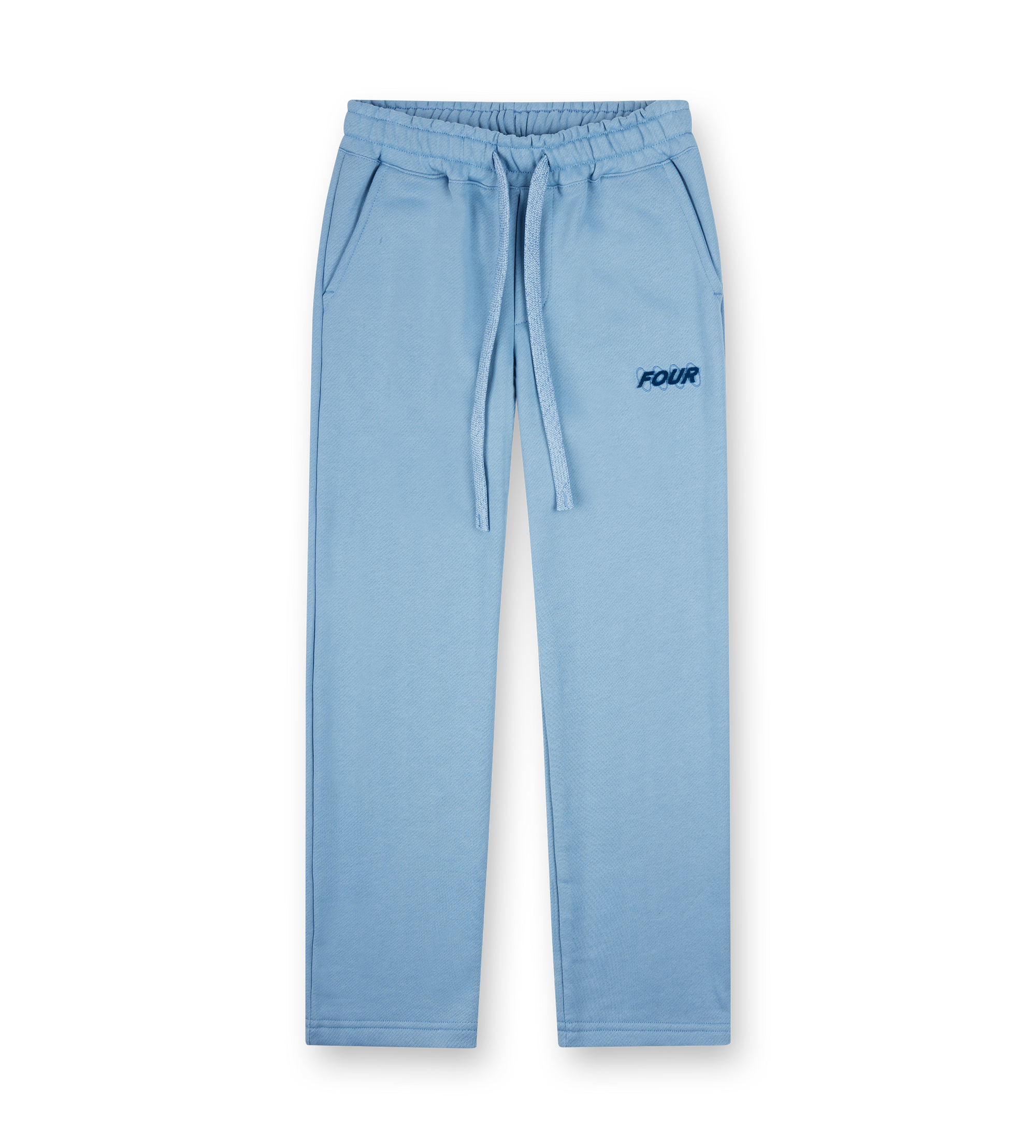 Soft Circles Straight Leg Faded Denim