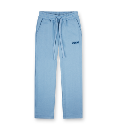 Soft Circles Straight Leg Faded Denim