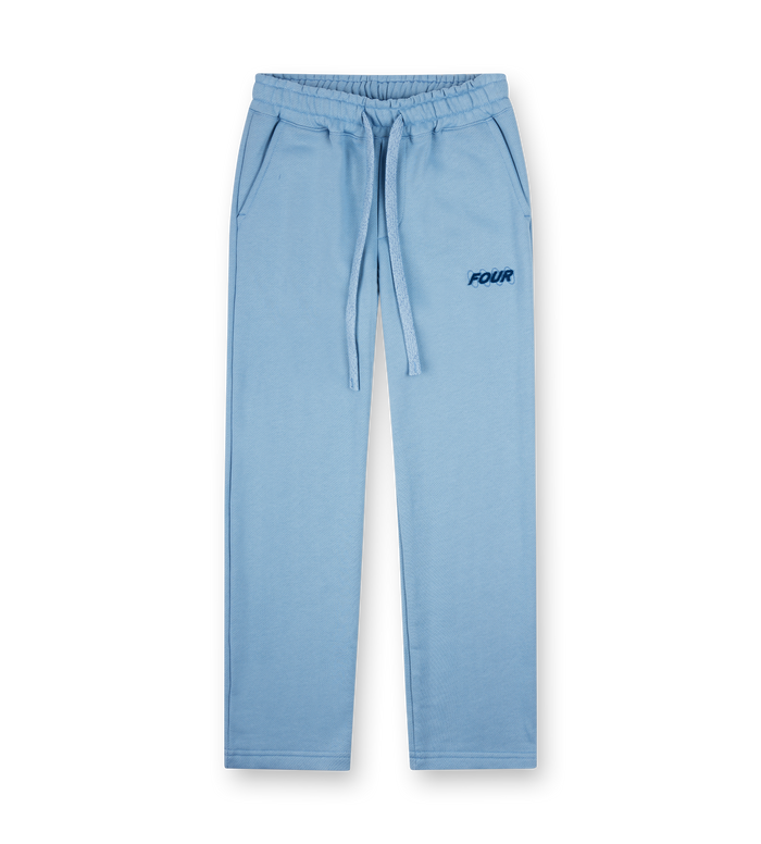Soft Circles Straight Leg Faded Denim