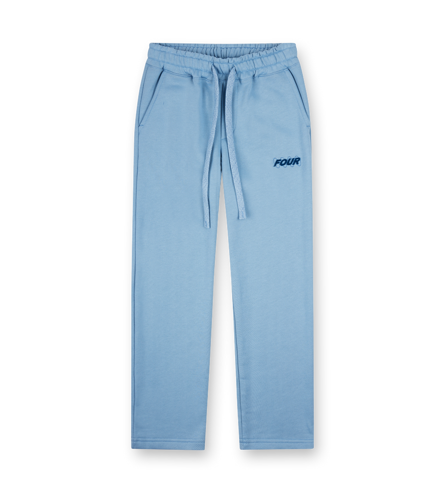 Soft Circles Straight Leg Faded Denim