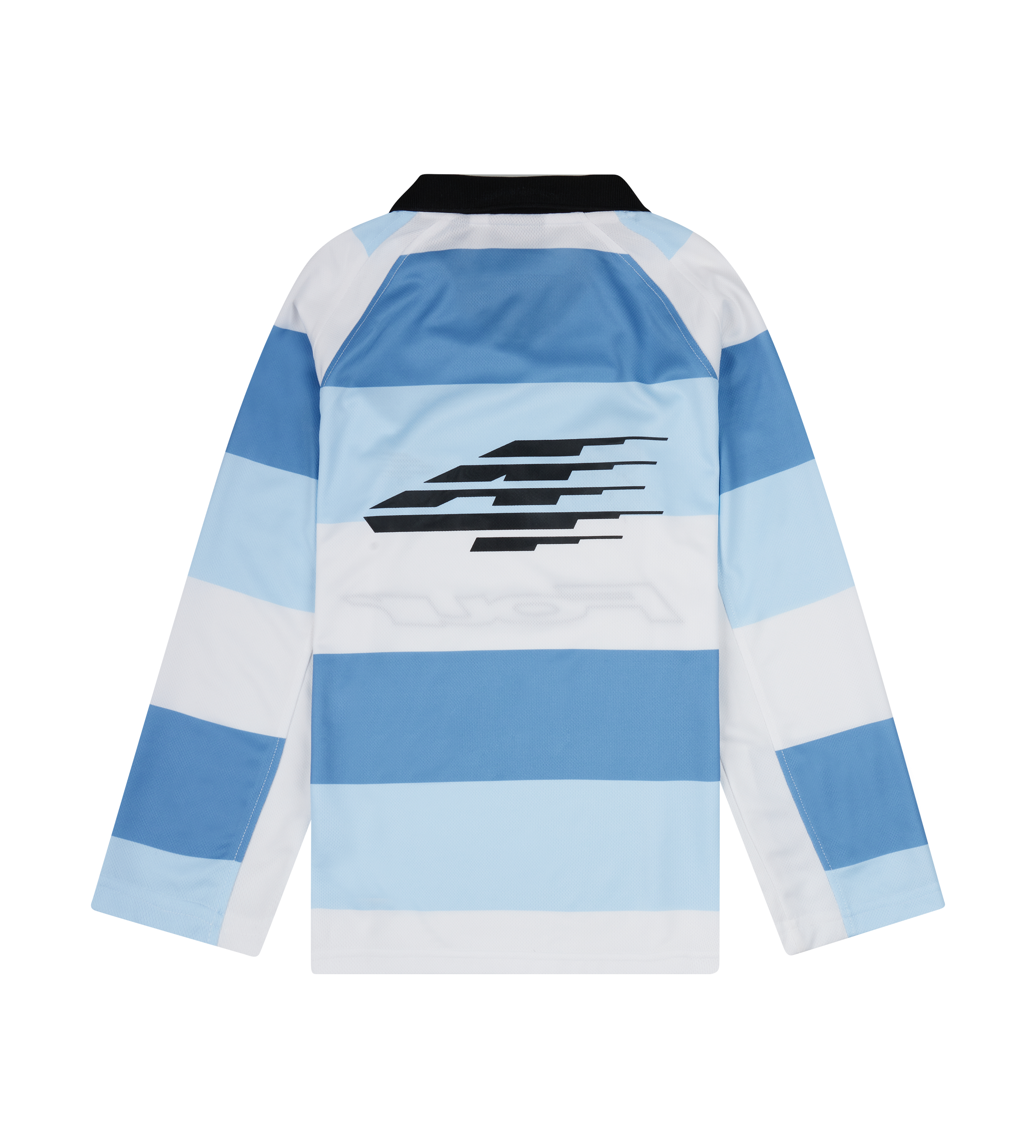 LS Voetbalshirt Wit/Blauw