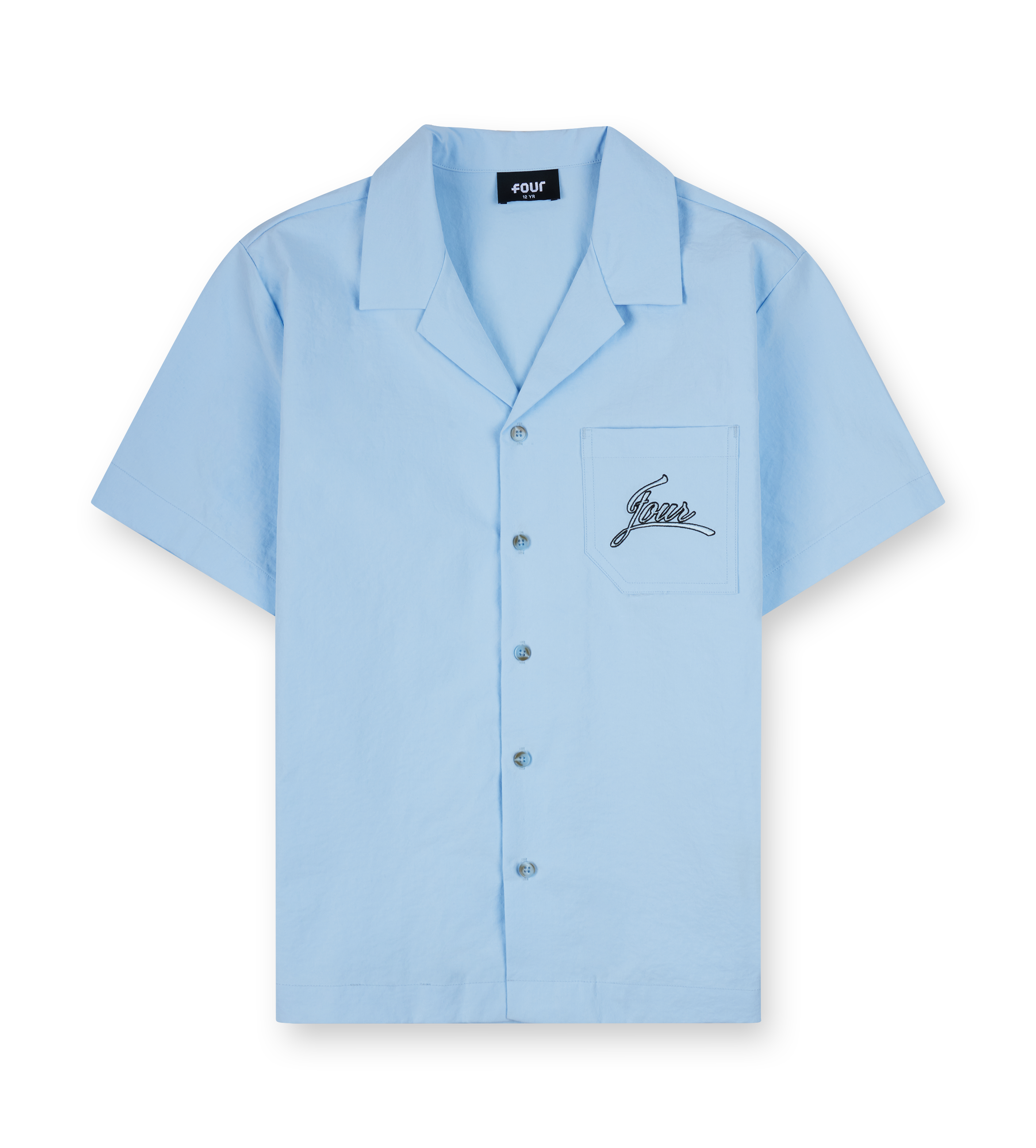Script SS Overhemd Ballad Blauw