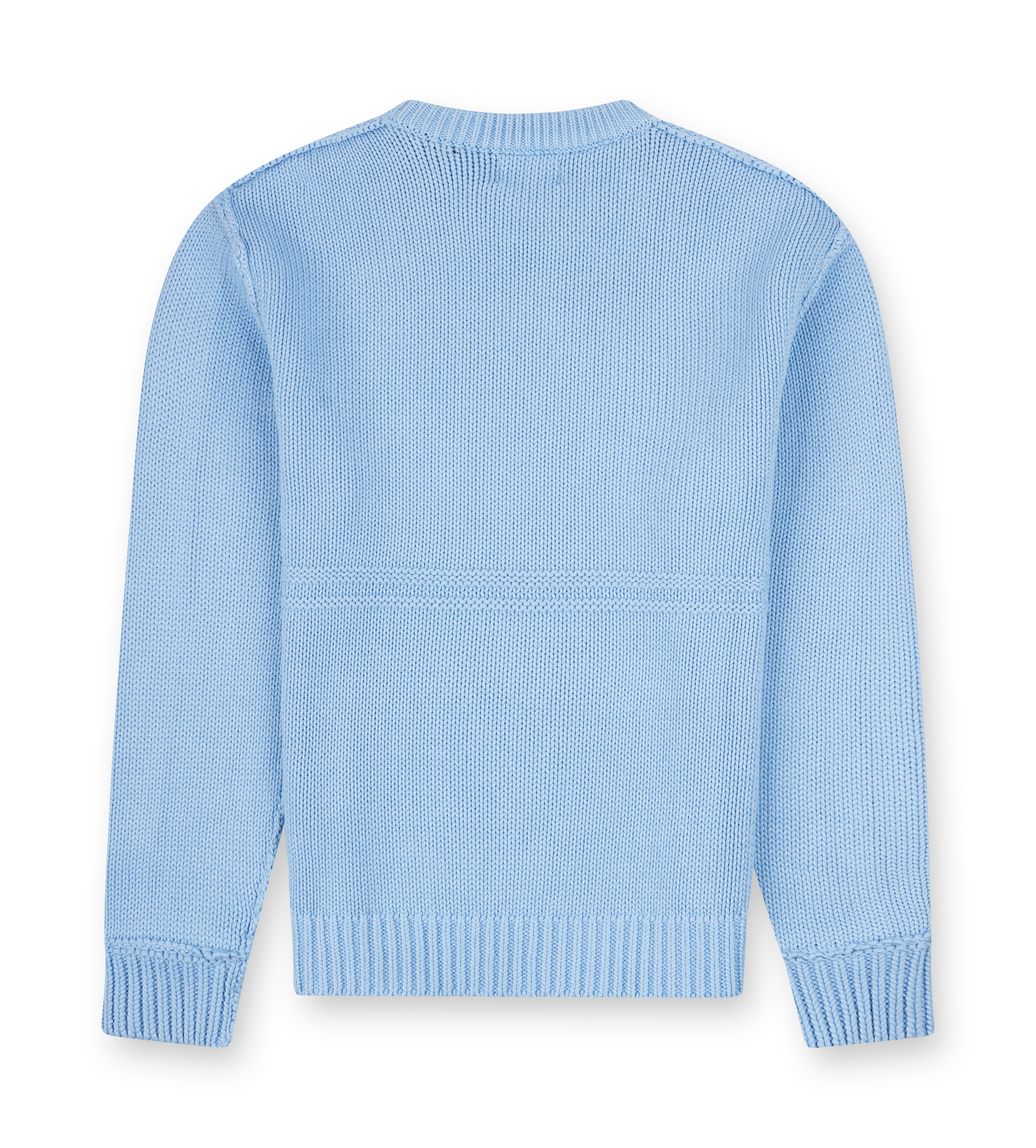Knitted Crewneck Soft Blauw