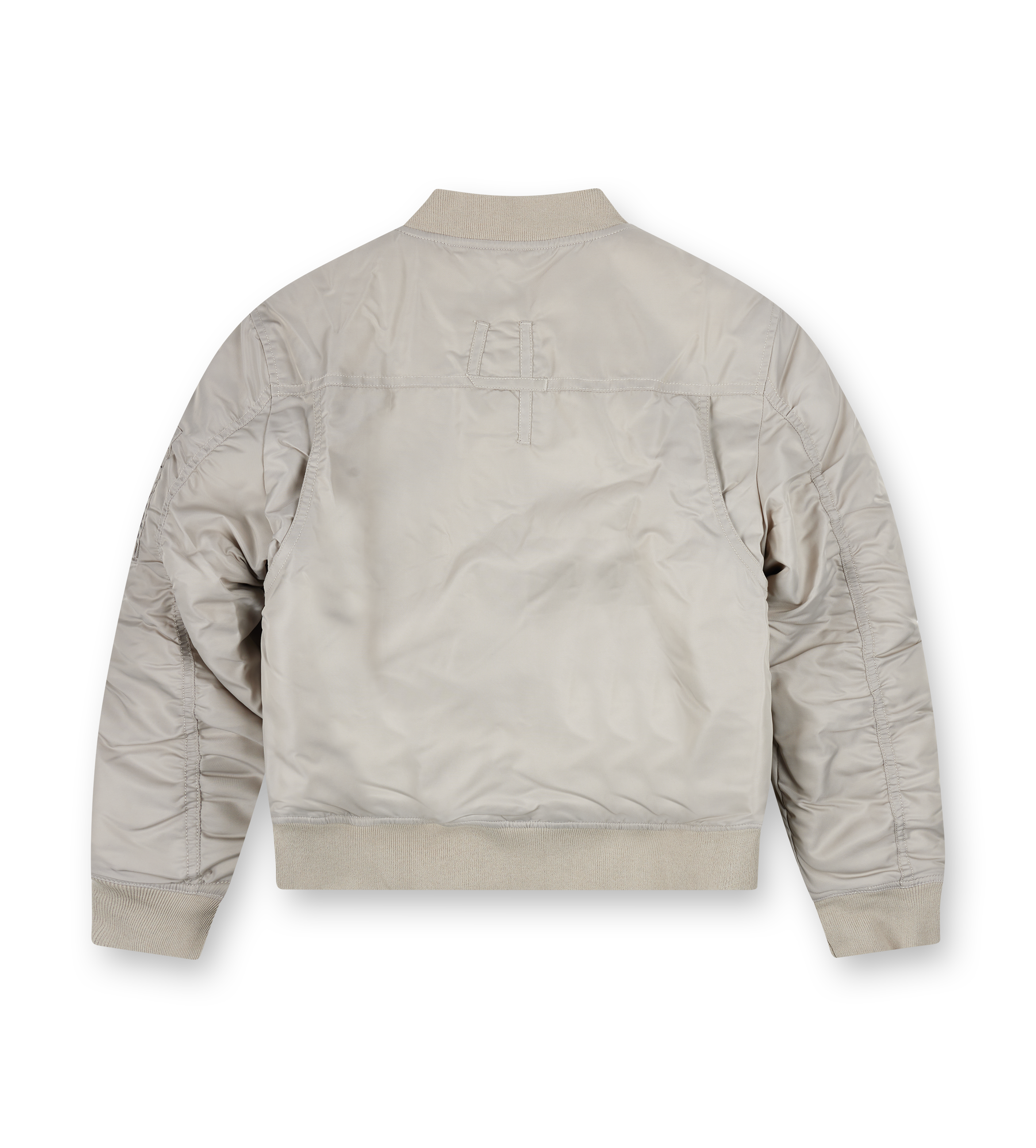 Script Bomber Jacket Sand