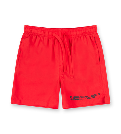 Topo Swim Shorts Red