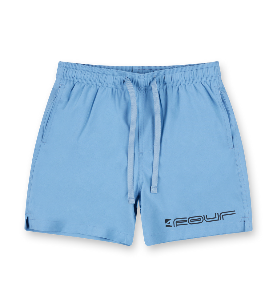 Topo Swim Shorts Faded Denim