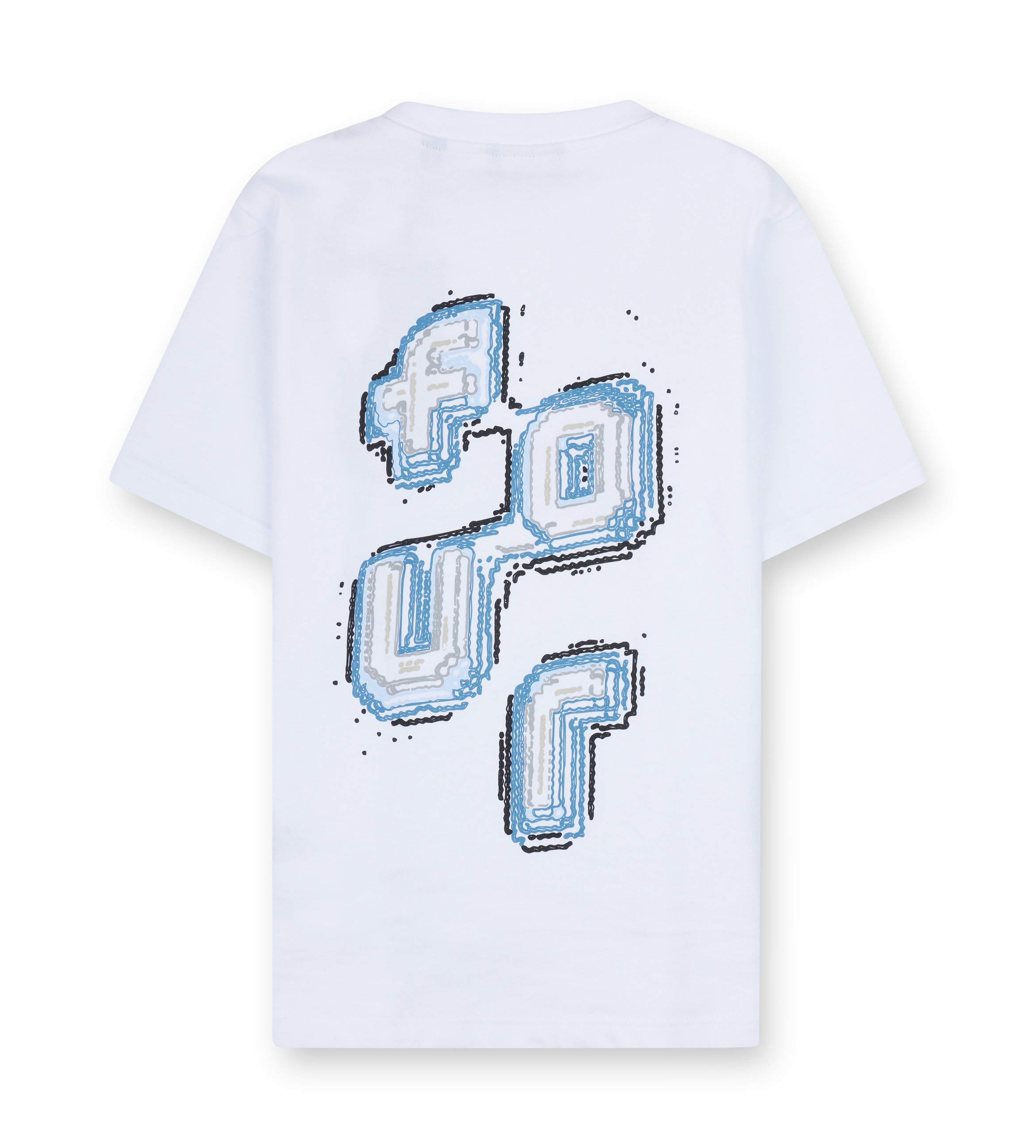 Topo T-Shirt White/ Blue