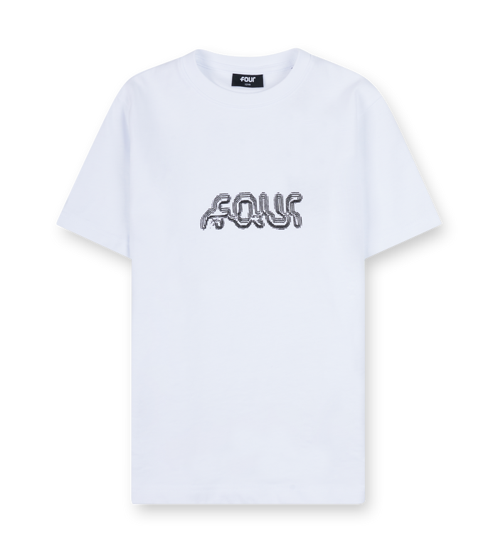 Glitch T-Shirt Wit