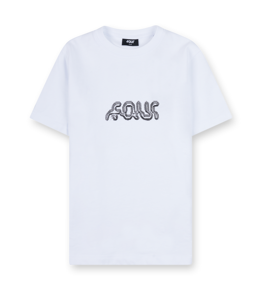 Glitch T-Shirt Wit