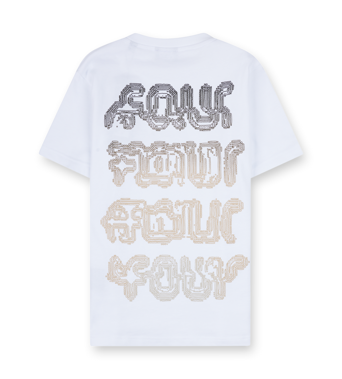 Glitch T-Shirt Wit