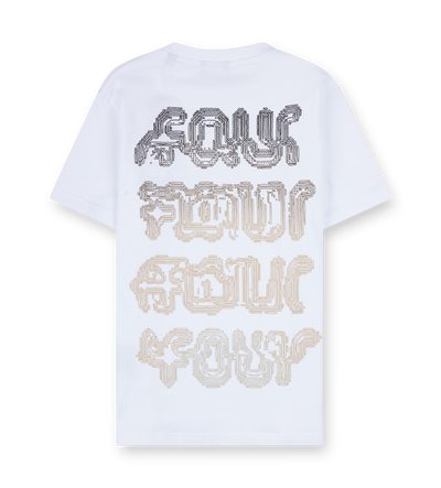 Glitch T-Shirt Wit