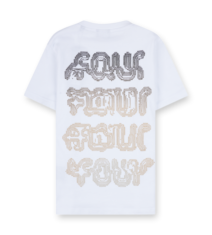 Glitch T-Shirt Wit