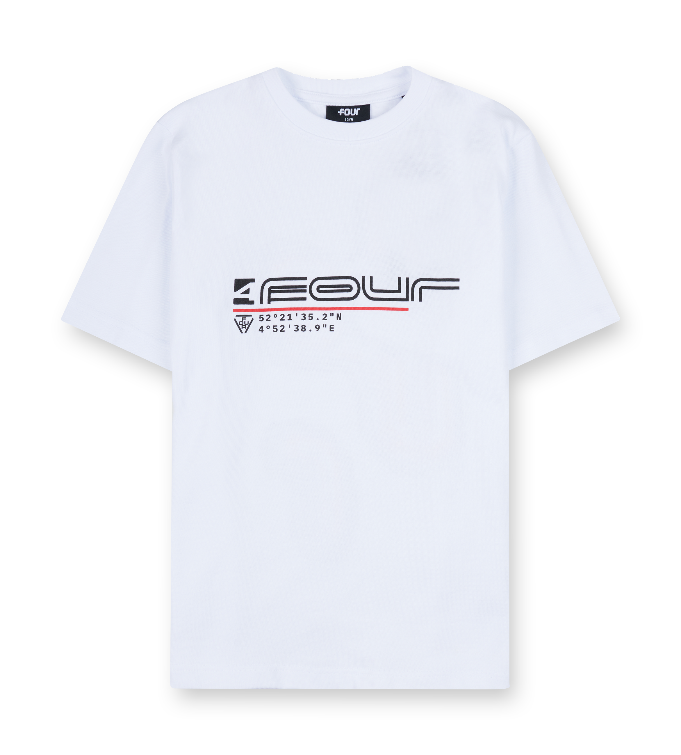 Topo T-Shirt White/ Orange