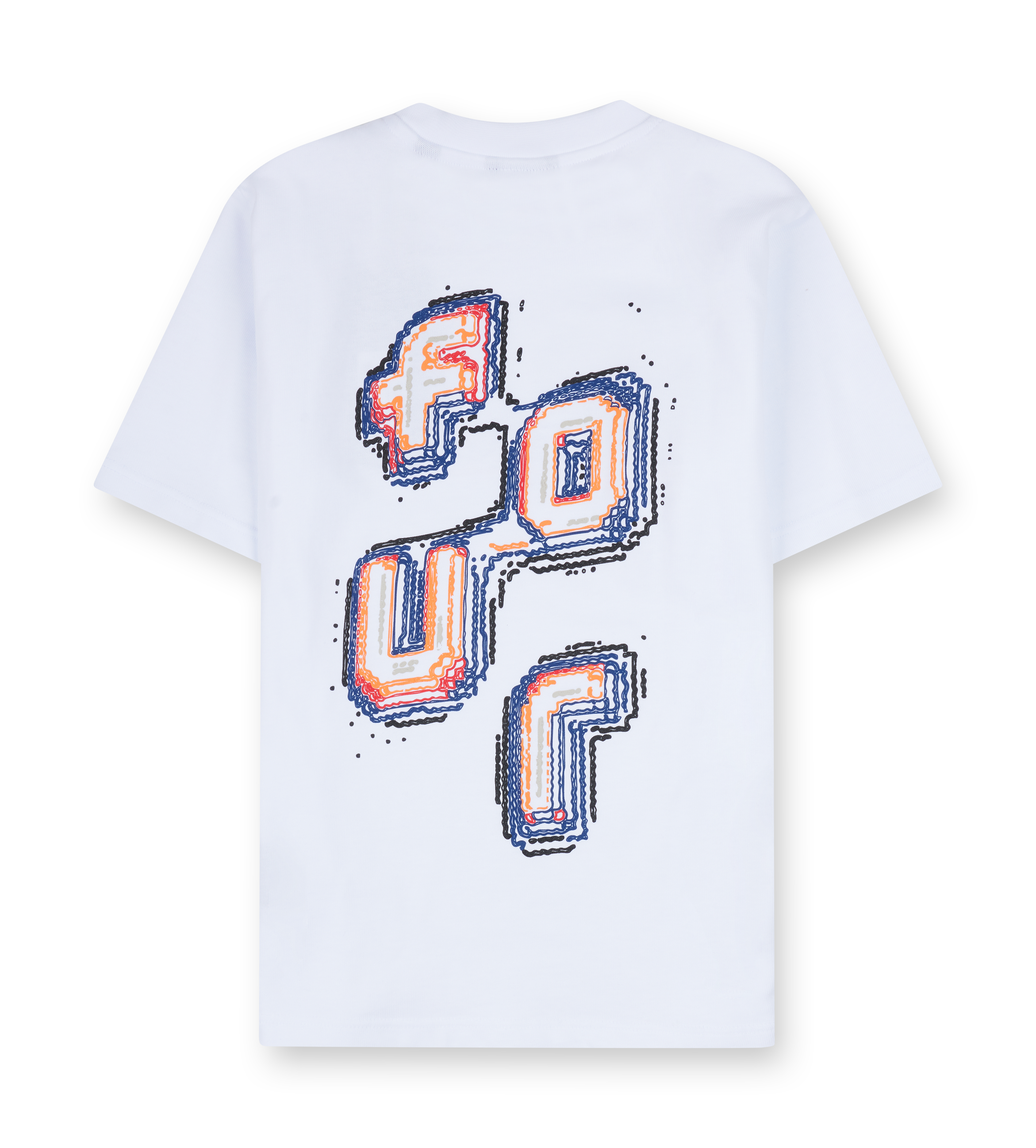 Topo T-Shirt White/ Orange