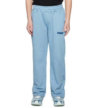 Soft Circles Straight Leg Faded Denim