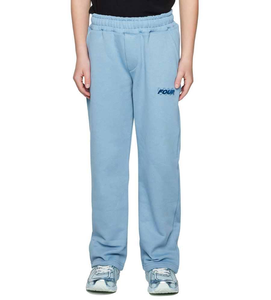 Soft Circles Straight Leg Faded Denim