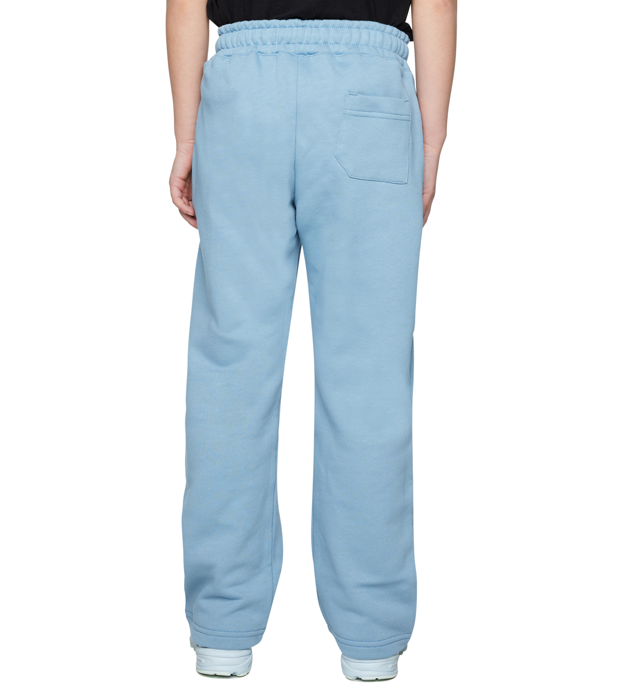 Soft Circles Straight Leg Faded Denim