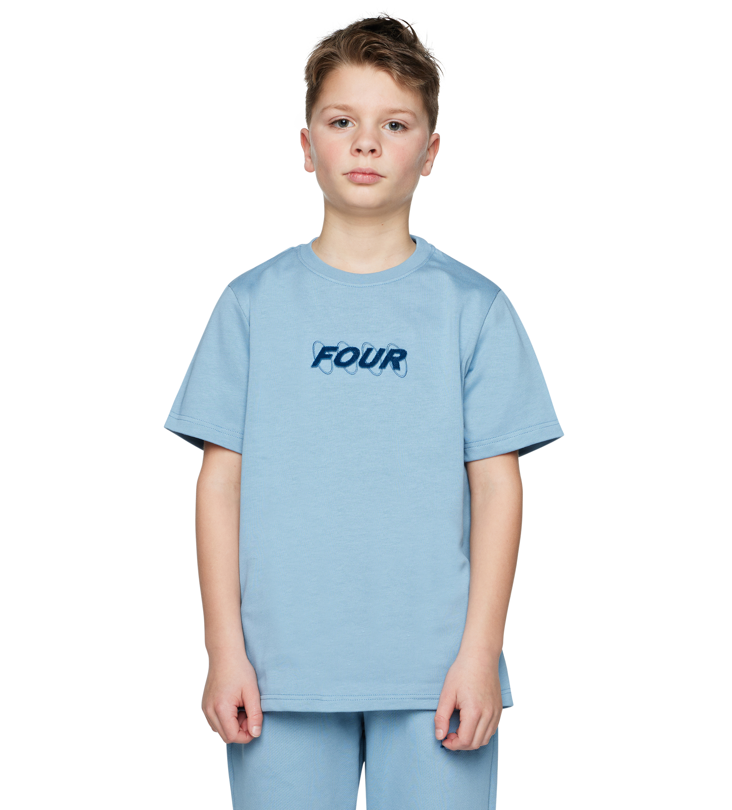 Soft Circles T-shirt Faded Denim