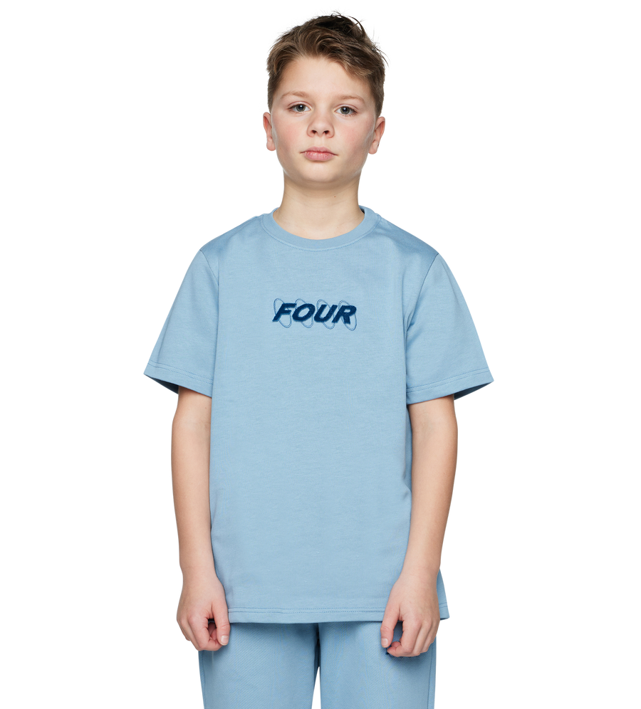 Soft Circles T-shirt Faded Denim