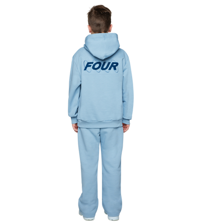 Soft Circles Capuchon Faded Denim
