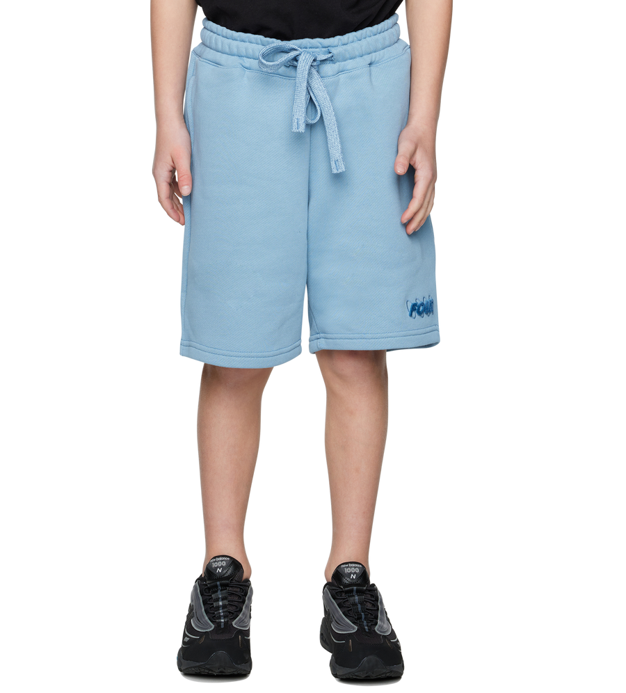 Soft Circles Shorts Faded Denim