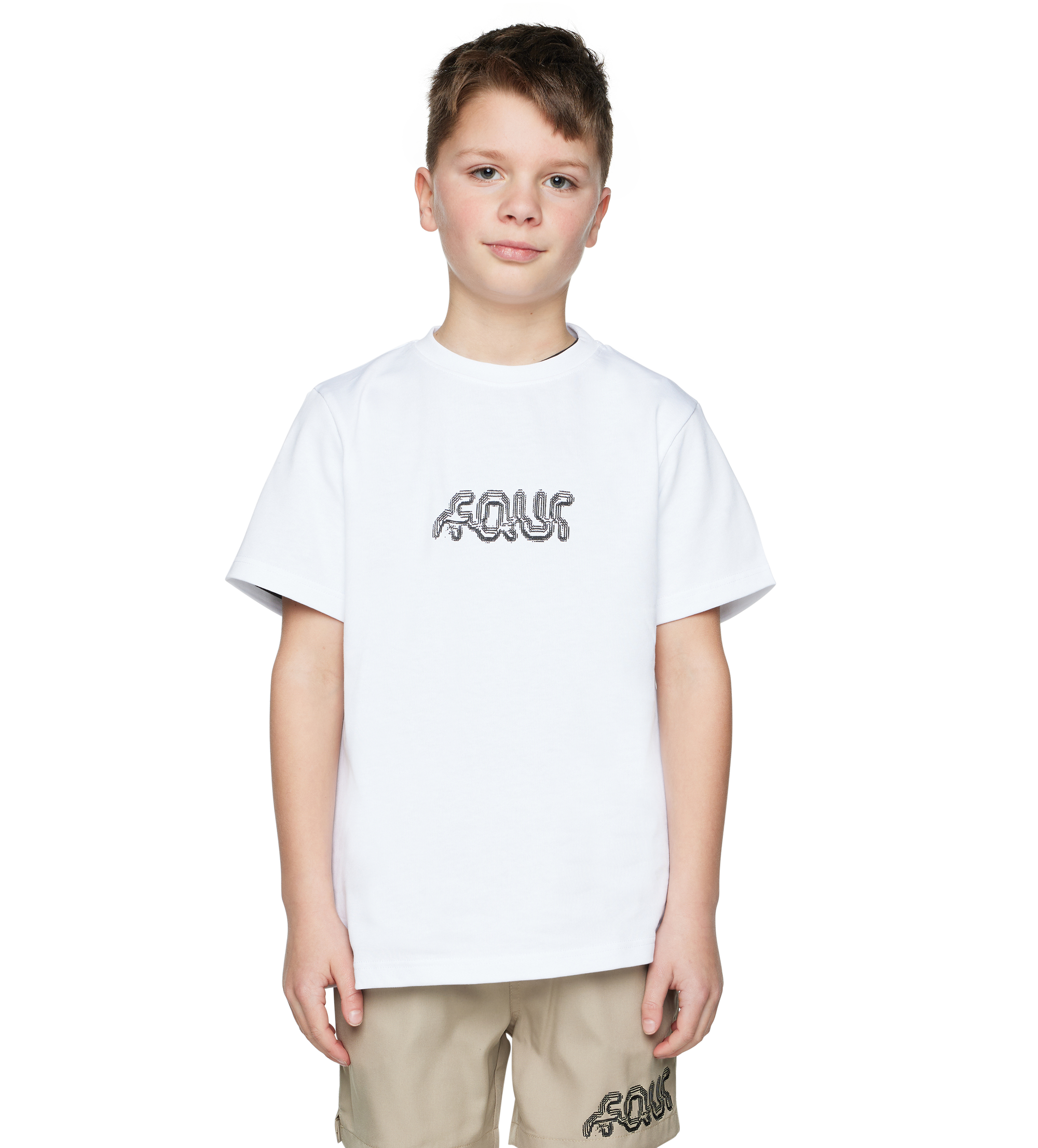 Glitch T-Shirt Wit