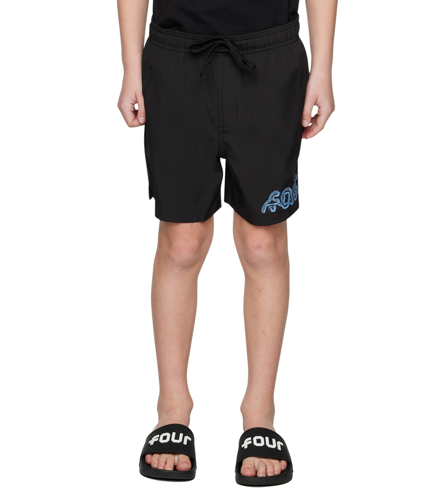 Glitch Swim Shorts Black