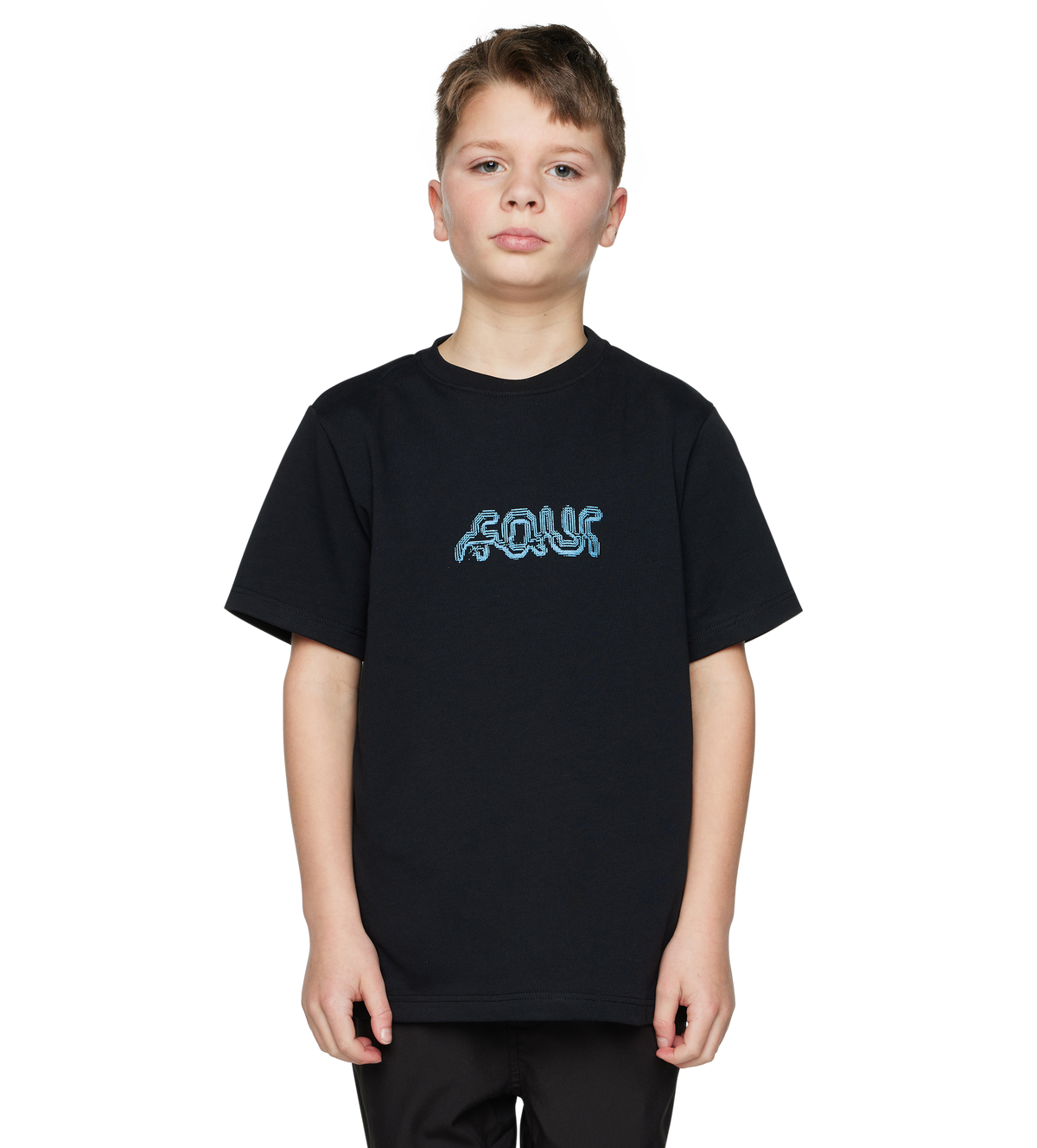 Glitch T-shirt Zwart