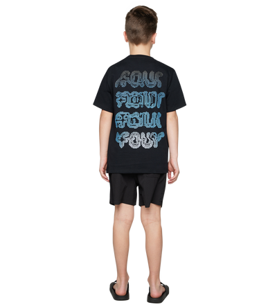 Glitch T-shirt Zwart