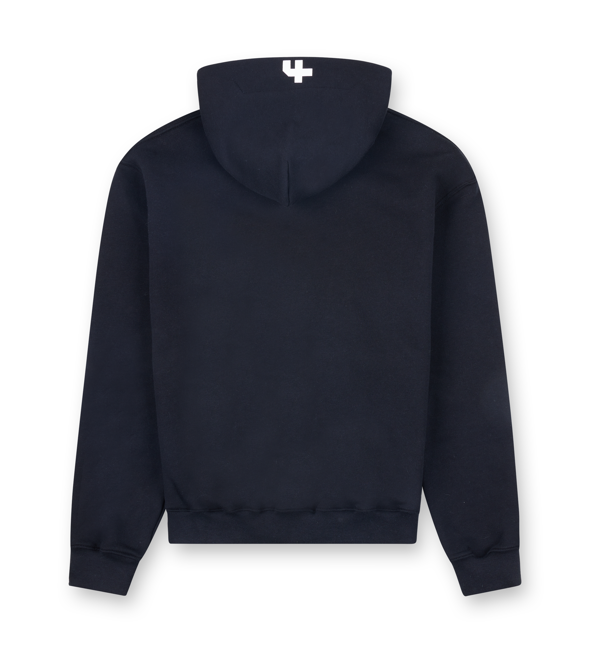 Outline Zip Up Hoodie Zwart