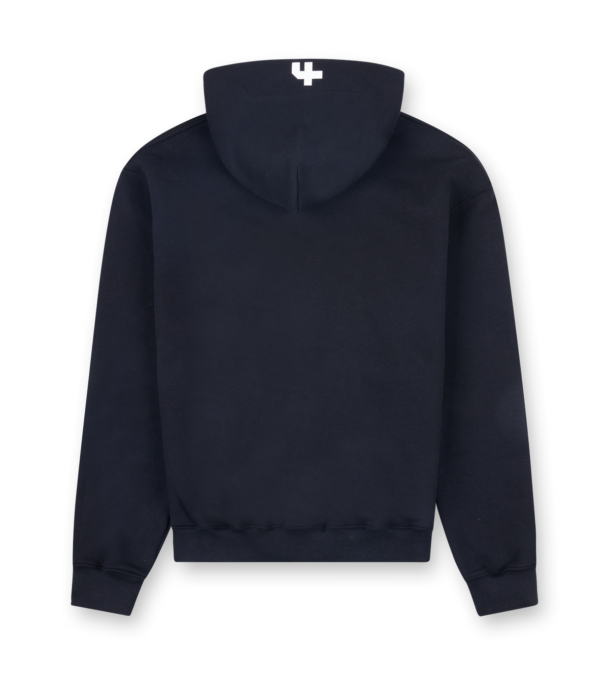 Outline Zip Up Hoodie Zwart