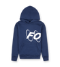 Big Circles Hoodie marineblauw
