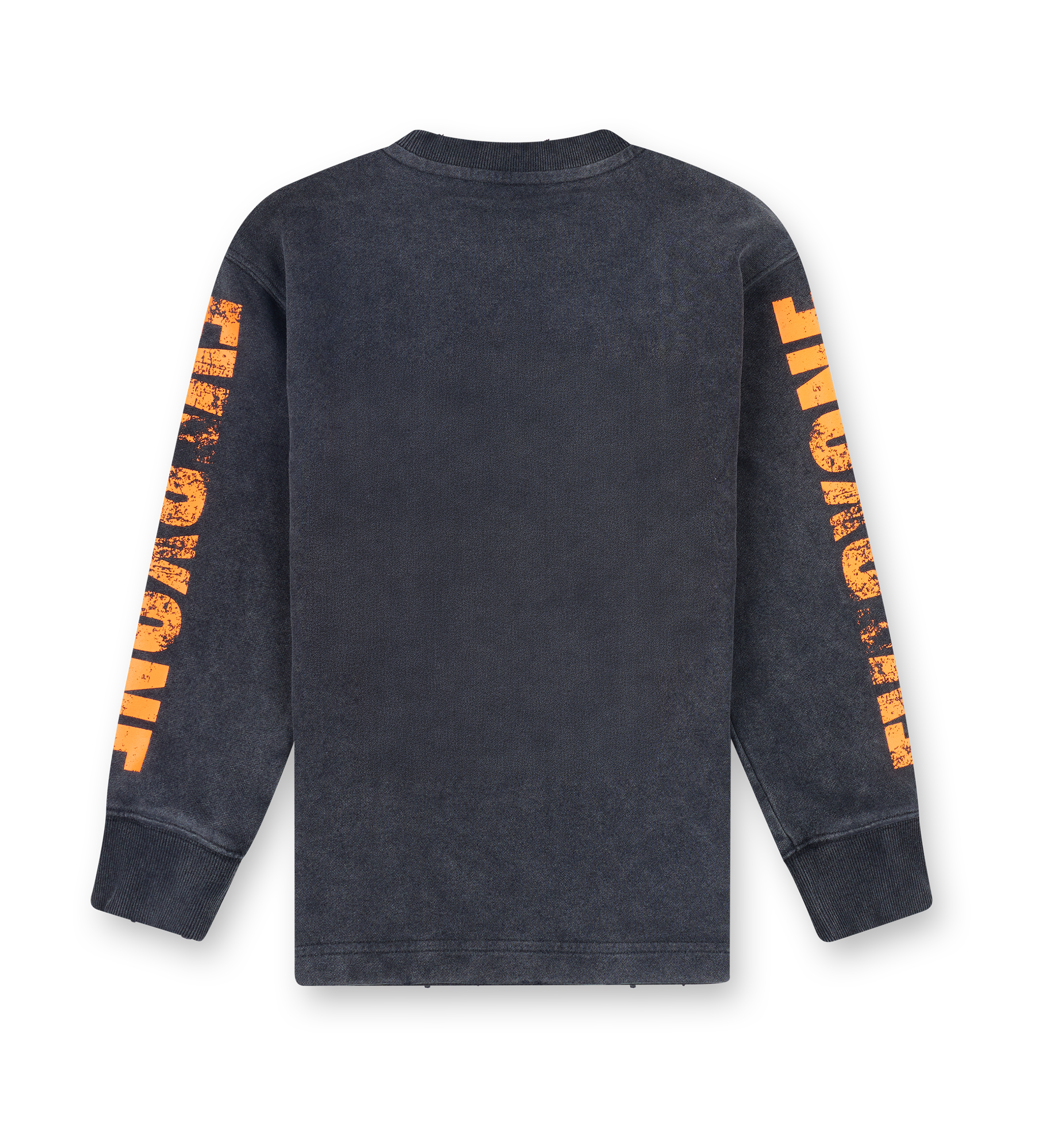 Four Everyone Longsleeve Washed Black/ Orange