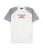 Bold Raglan T-shirt Cannoli Cream/ Grey Melange