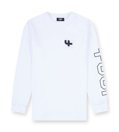 Outline Longsleeve Cuffed White